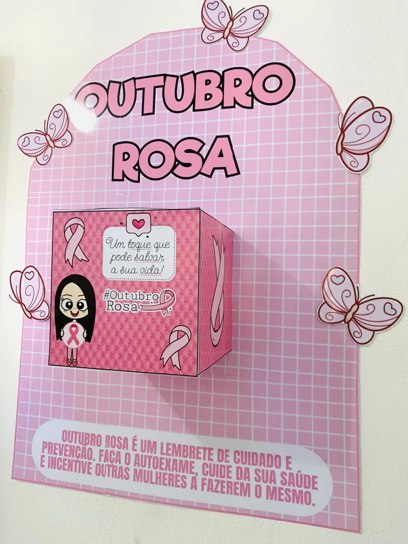 Caixa Outubro Rosa – Painel de Conscientização — imagem 3