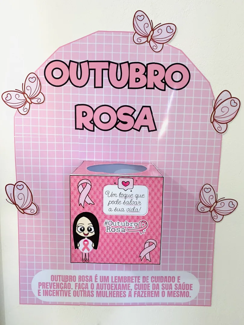 Caixa Outubro Rosa – Painel de Conscientização — imagem 4