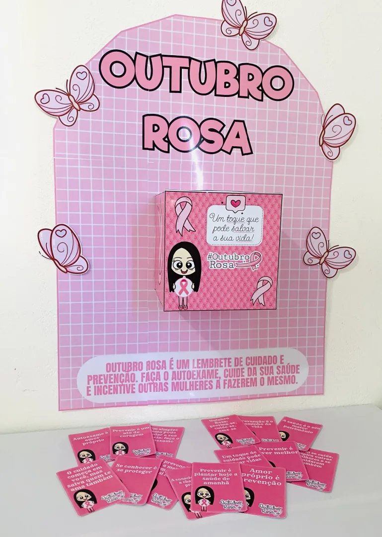 Caixa Outubro Rosa – Painel de Conscientização — imagem 5