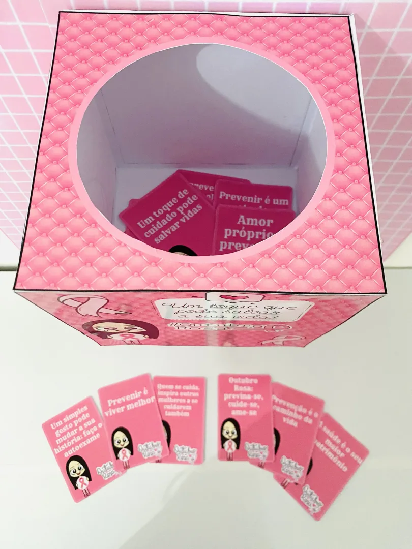 Caixa Outubro Rosa – Painel de Conscientização — imagem 6
