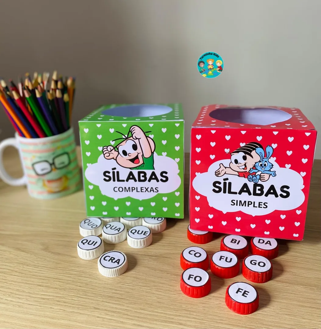 *Caixa para trabalhar sílabas Simples e complexas* *Valor 10,00  ✅Uma maneira lúdica, várias possibilidades para ensinar — imagem 2
