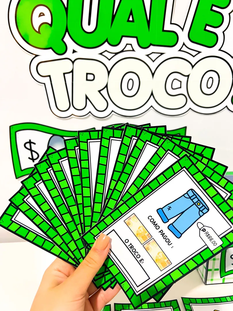 CAIXA PEDAGÓGICA: QUAL O TROCO? — imagem 2