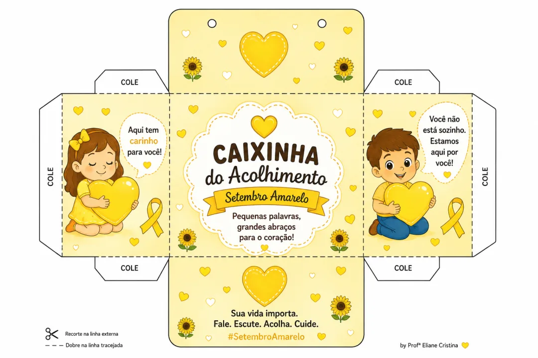 Caixa do Acolhimento - Setembro Amarelo - Educação Infantil - PDF — imagem 5