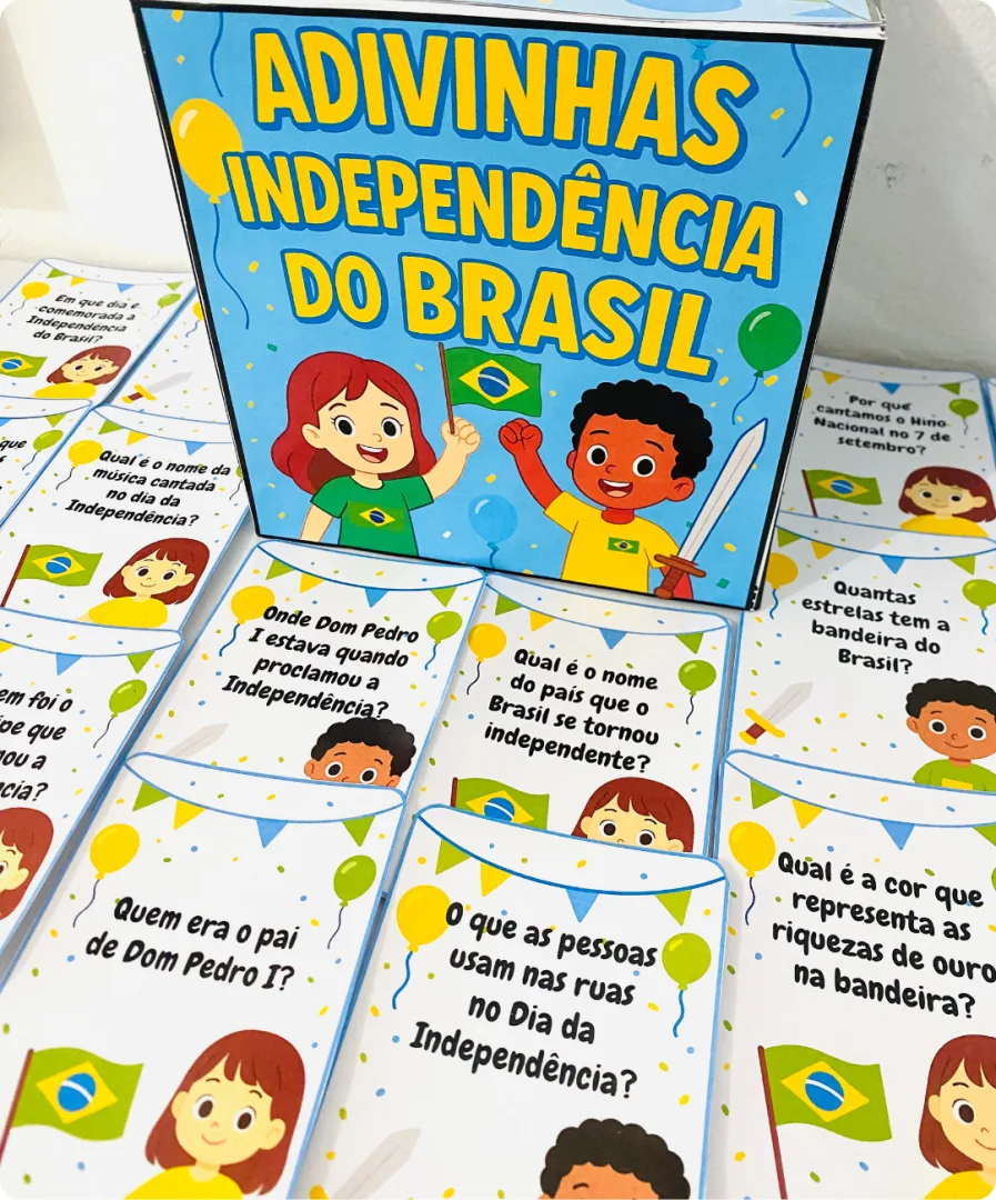 CAIXINHA ADIVINHAS DA INDEPENDÊNCIA — imagem 4