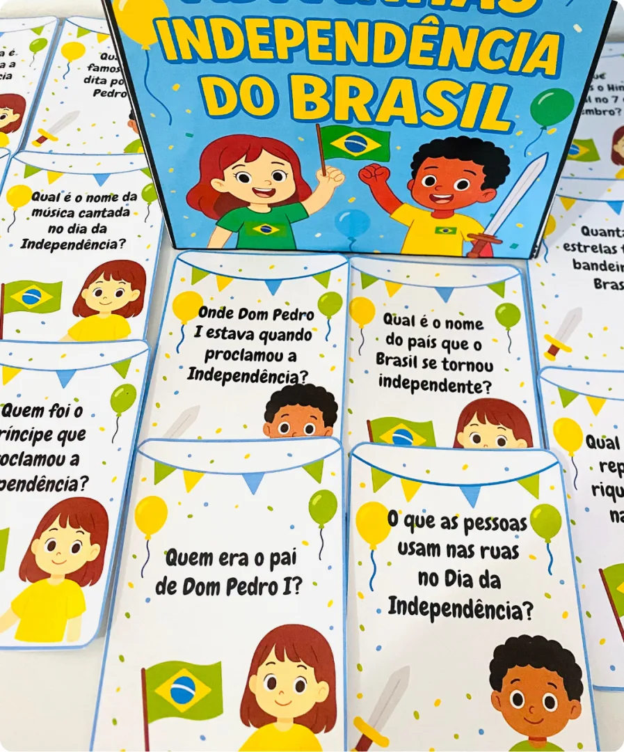 CAIXINHA ADIVINHAS DA INDEPENDÊNCIA — imagem 6