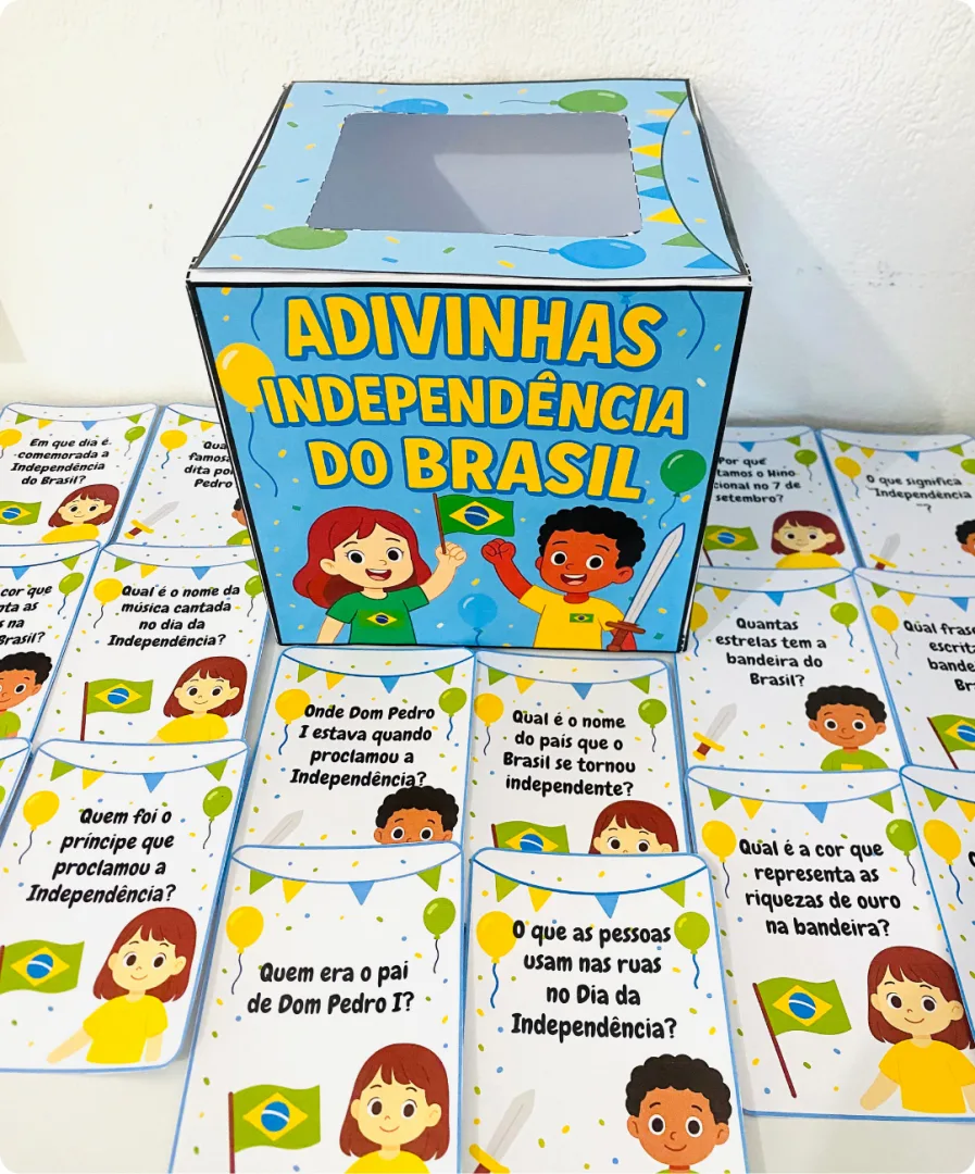 CAIXINHA ADIVINHAS DA INDEPENDÊNCIA — imagem 7