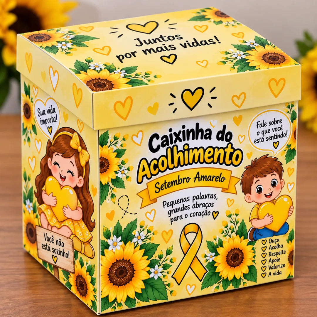 Setembro Amarelo Caixinha do Acolhimento - Educação Infantil - PDF — imagem 3