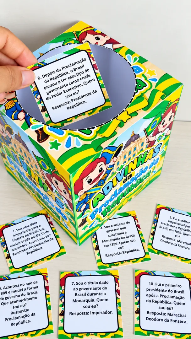 Caixinha do Saber 1º Ao 5º Ano– Adivinhas da Proclamação da República em PDF — imagem 2