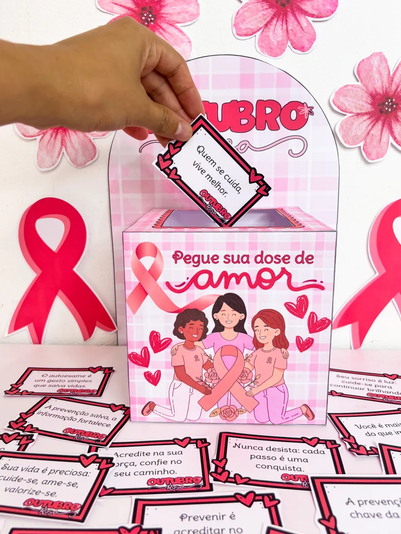 Caixinha Outubro Rosa – Com 36 Mensagens, em pdf — imagem 3