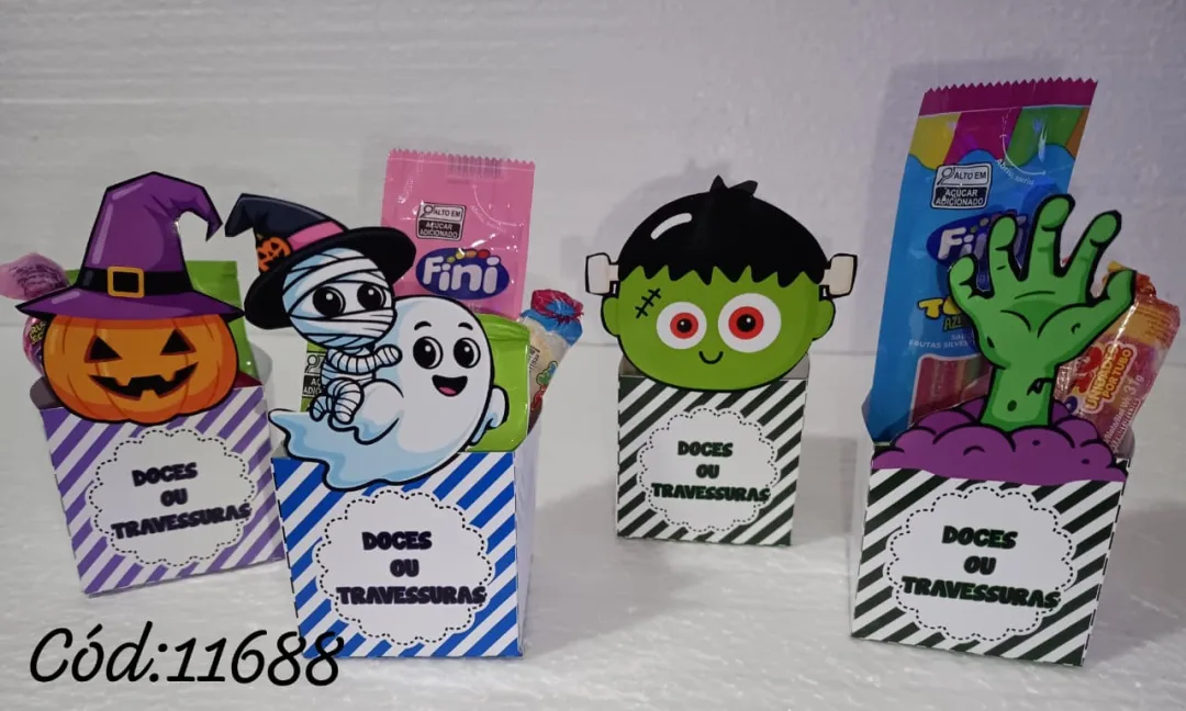 Caixinhas Doces ou Travessuras - Halloween - PDF — imagem 3