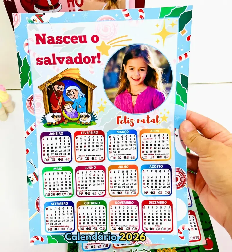 Calendário 2026 - Tema Natalino — imagem 3