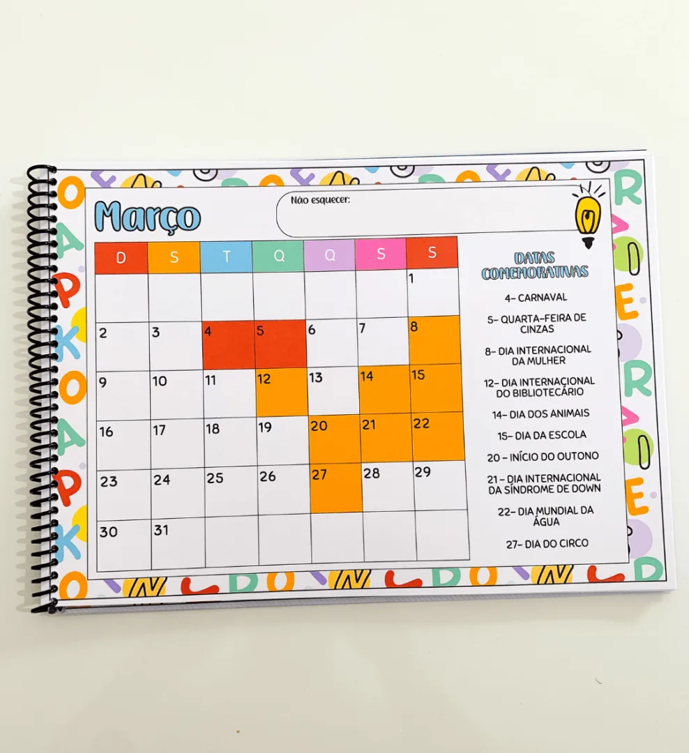 Calendário Datas Comemorativas 2025 — imagem 3
