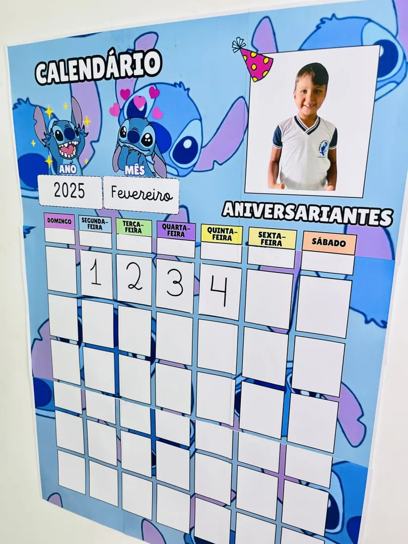 CALENDÁRIO DE PAREDE DO STICH — imagem 3