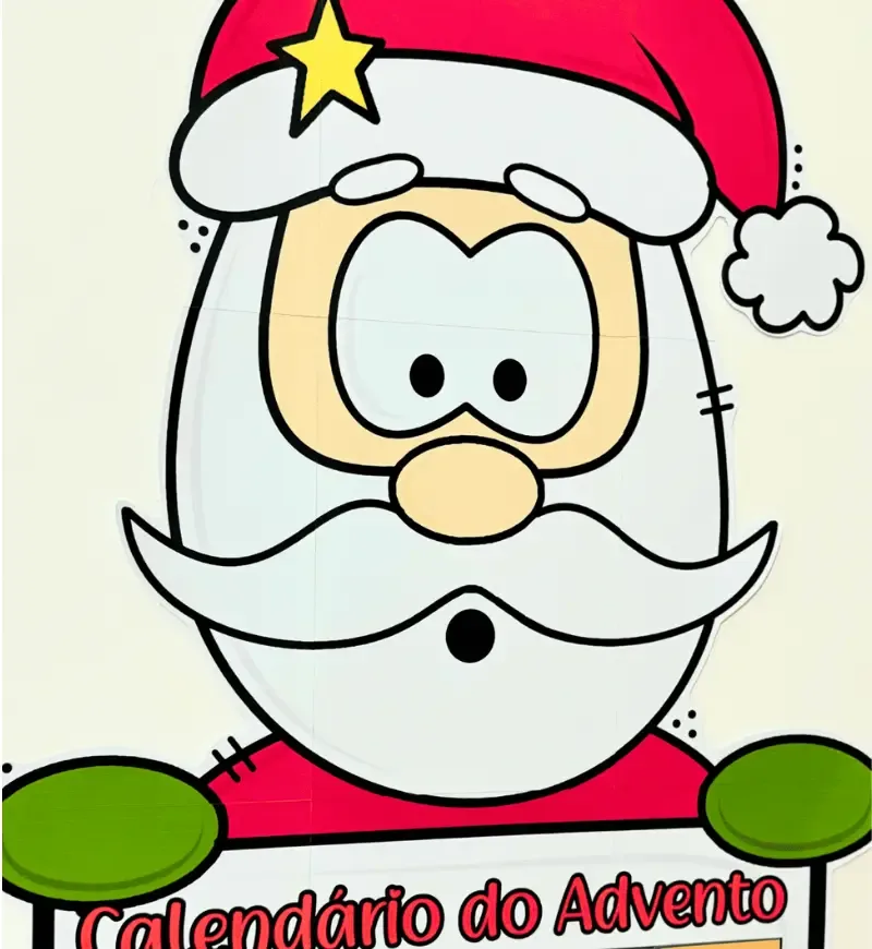 Calendário do Advento Papai Noel PDF Educação Infantil — imagem 3