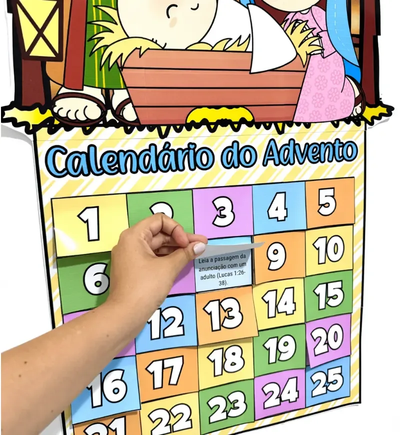 Calendário do Advento Presépio em PDF — imagem 2