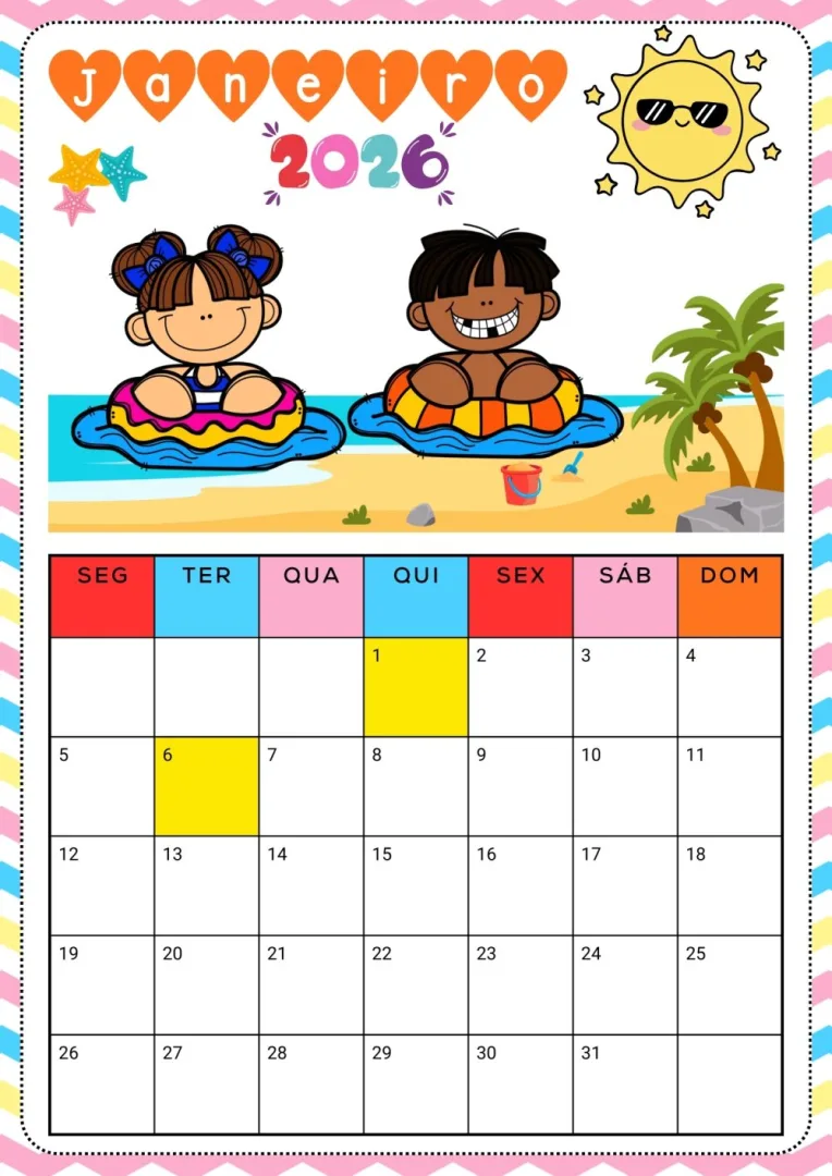 Calendário Mensal — Pronto para Imprimir — imagem 3