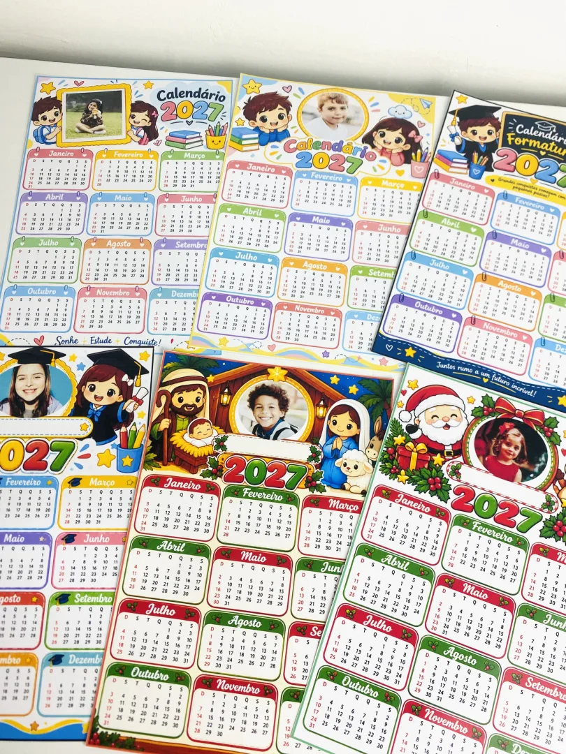 CALENDÁRIOS 2027 PERSONALIZADOS — imagem 2