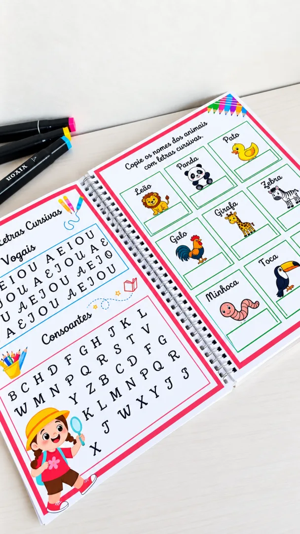 CALIGRAFIA CURSIVA – ATIVIDADES PARA EDUCAÇÃO INFANTIL — imagem 4