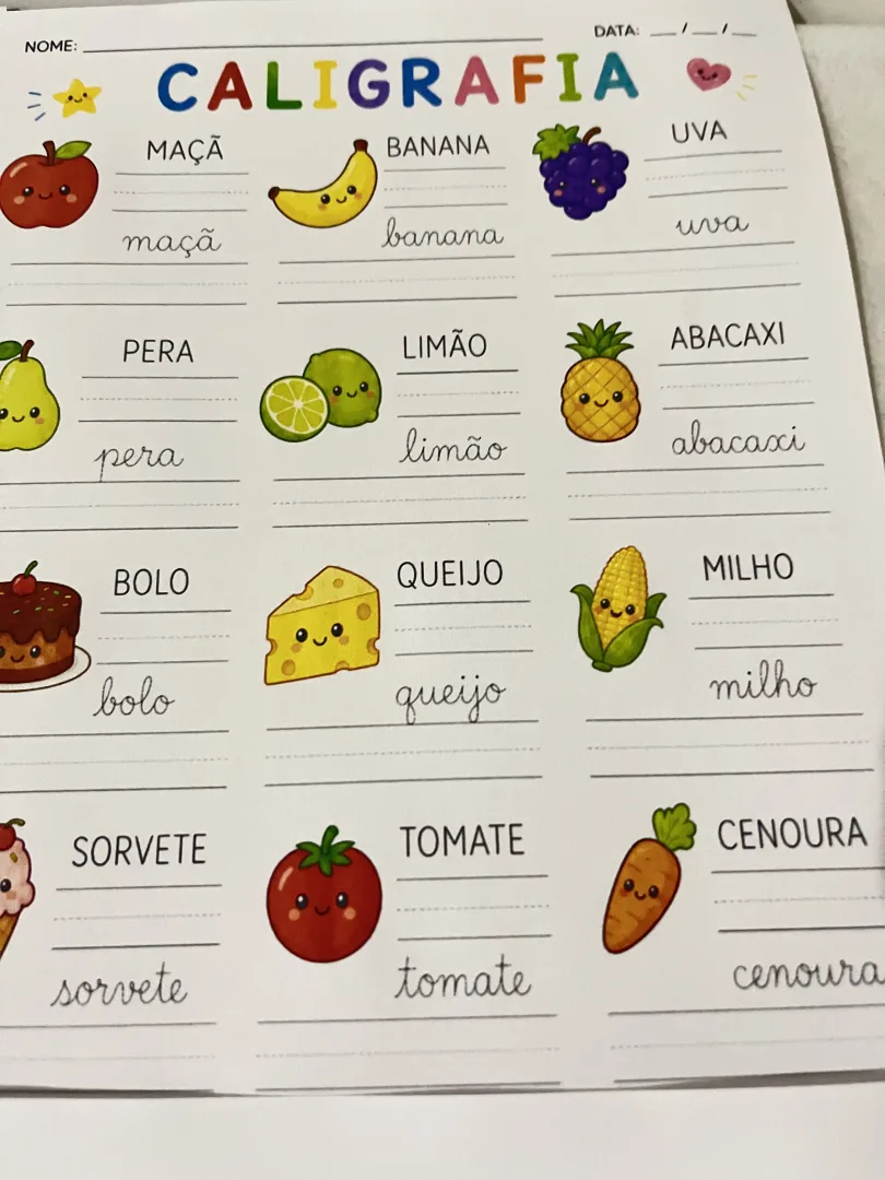 Caligrafia Palavras para Alfabetização – Atividades de Escrita para Imprimir — imagem 3