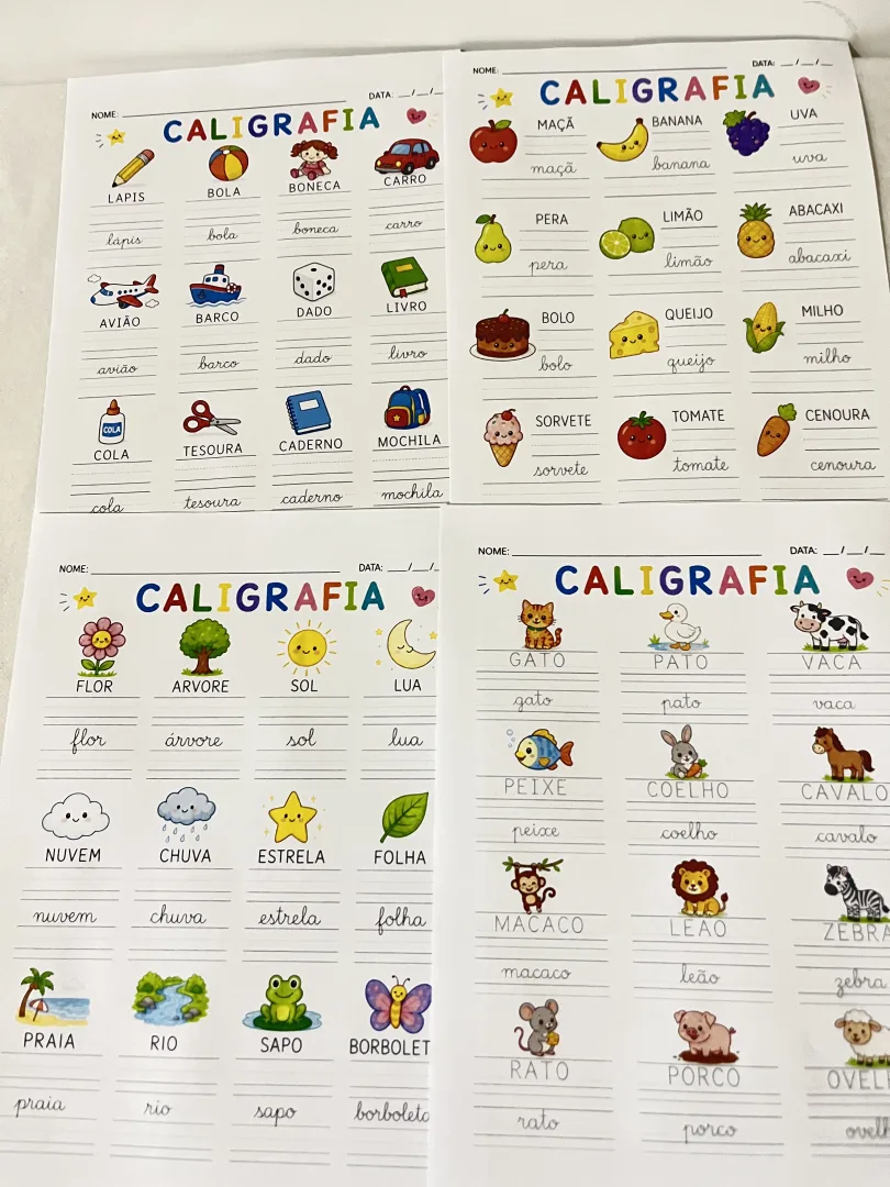 Caligrafia Palavras para Alfabetização – Atividades de Escrita para Imprimir — imagem 2