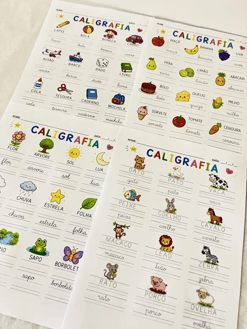 Caligrafia Palavras para Alfabetização – Atividades de Escrita para Imprimir — imagem 5