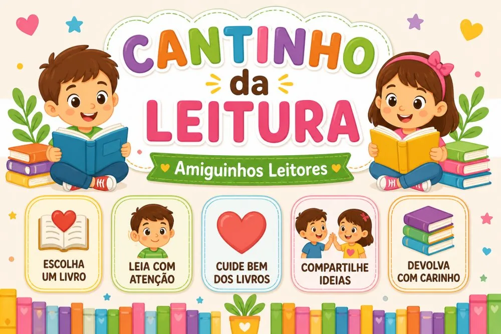 Cantinho da Leitura — Pronto para Imprimir — imagem 2