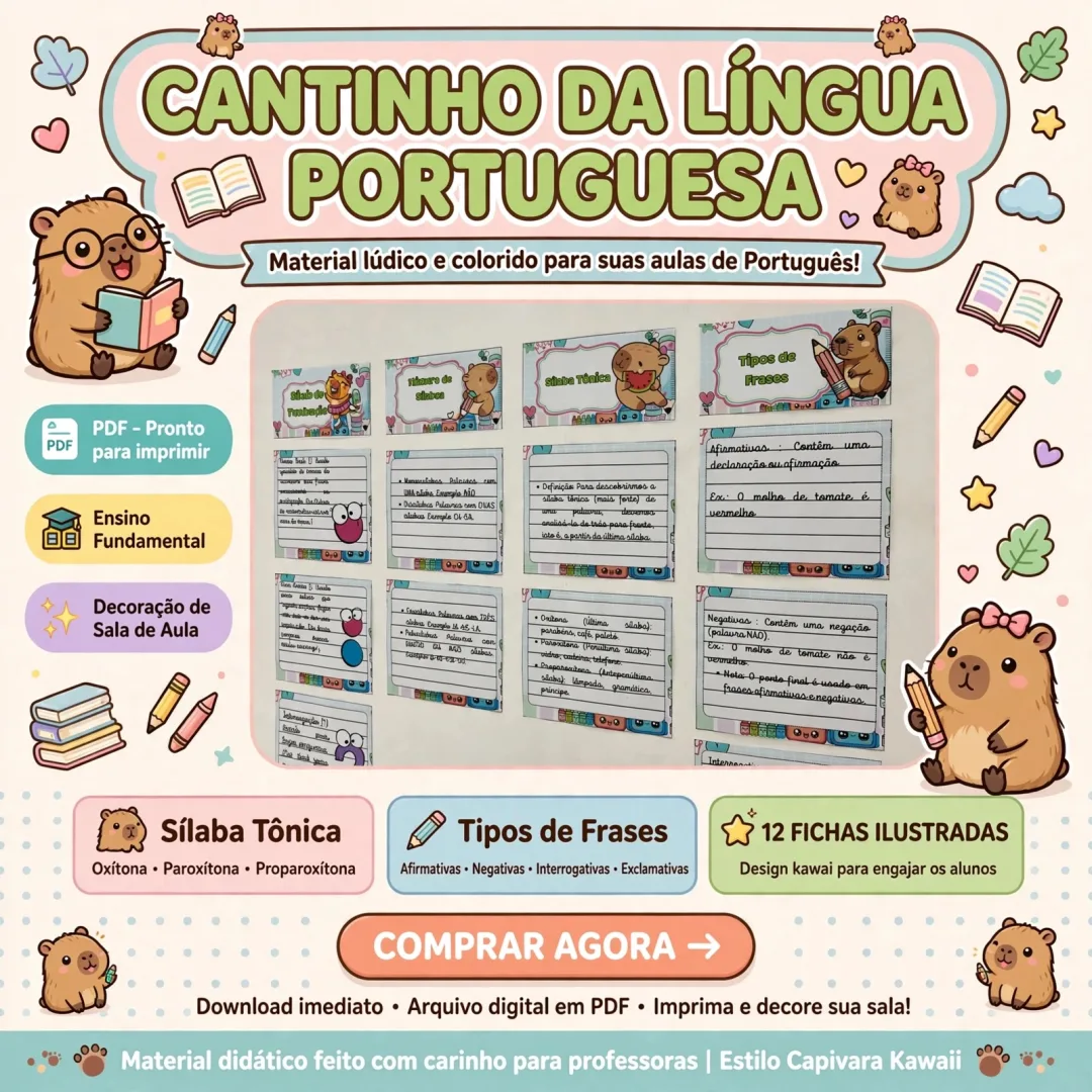 Cantinho da Língua Portuguesa em PDF — imagem 5