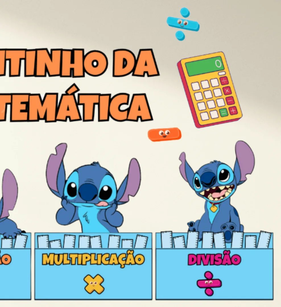 Cantinho da Matemática - Stitch PDf Anos Iniciais — imagem 3