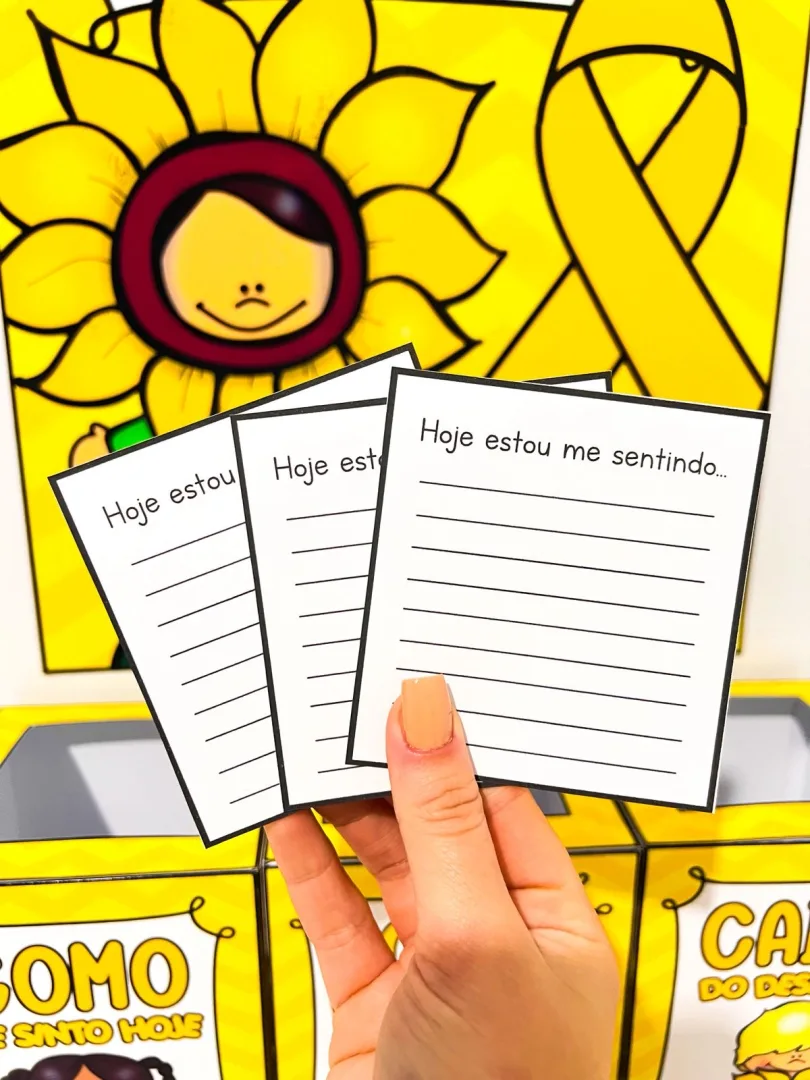 🌈Cantinho da Motivação – Setembro Amarelo  💰7,00 ✅Um recurso especial para criar um espaço de acolhimento, escuta e va — imagem 3