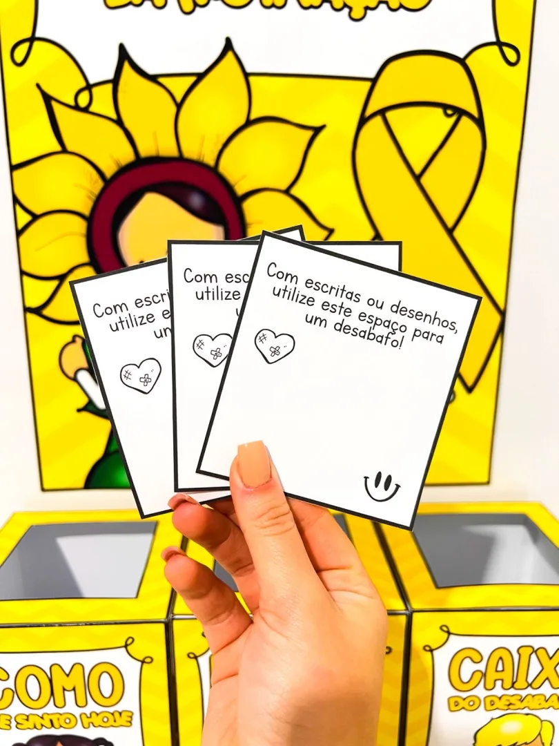 🌈Cantinho da Motivação – Setembro Amarelo  💰7,00 ✅Um recurso especial para criar um espaço de acolhimento, escuta e va — imagem 5