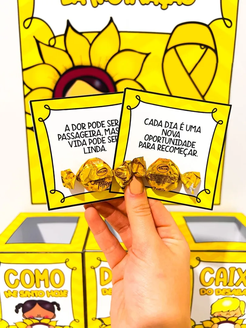 🌈Cantinho da Motivação – Setembro Amarelo  💰7,00 ✅Um recurso especial para criar um espaço de acolhimento, escuta e va — imagem 2