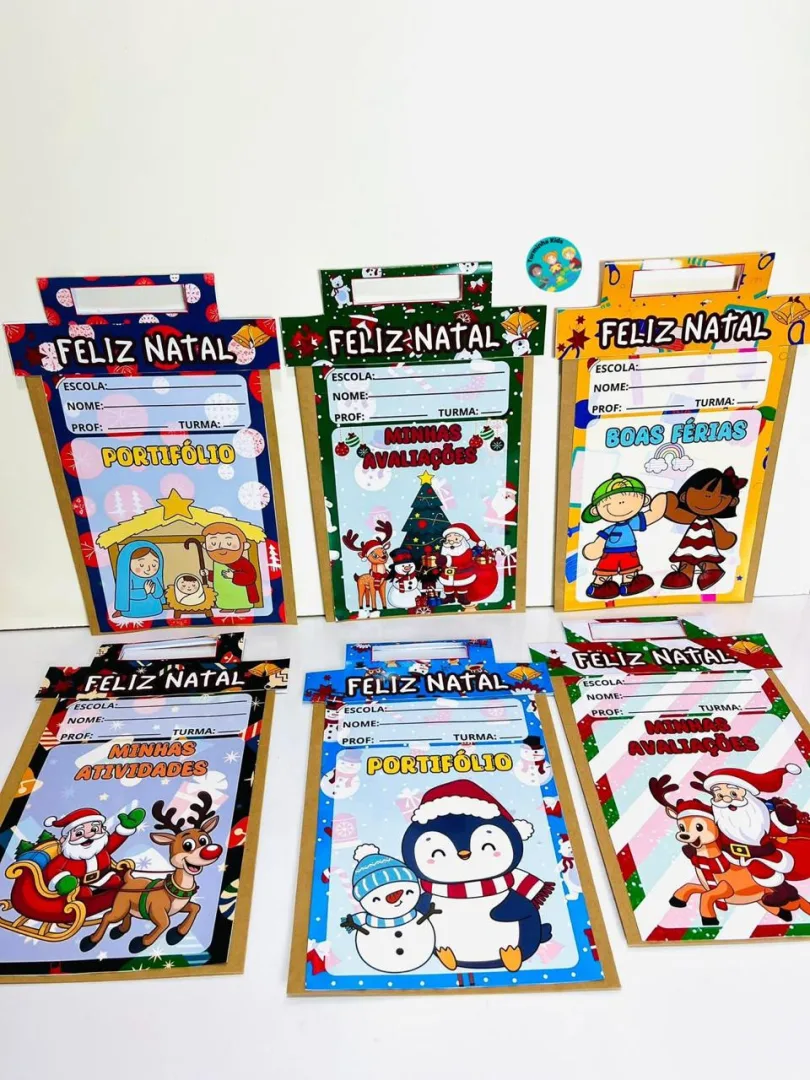 🌈Capa de Avaliações* _ Especial de natal _ 📘 Deixe suas avaliações ainda mais organizadas e encantadoras! Com o Kit Ca — imagem 2