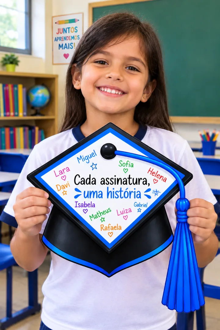 Capelo Formatura Infantil e Escolar em 4 Tamanhos PDF — imagem 2