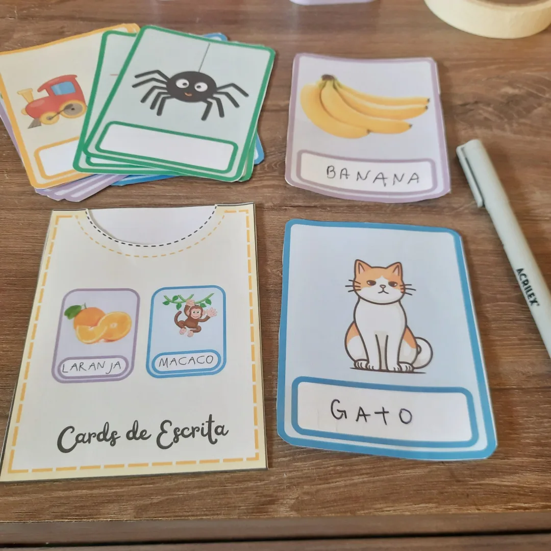 Cards de Escrita - 48 Fichas para Alfabetização - PDF — imagem 4