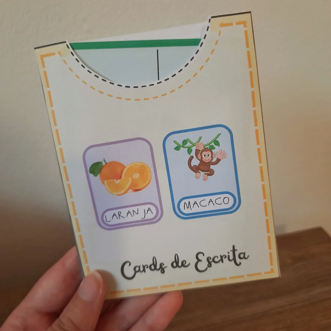 Cards de Escrita - 48 Fichas para Alfabetização - PDF — imagem 5