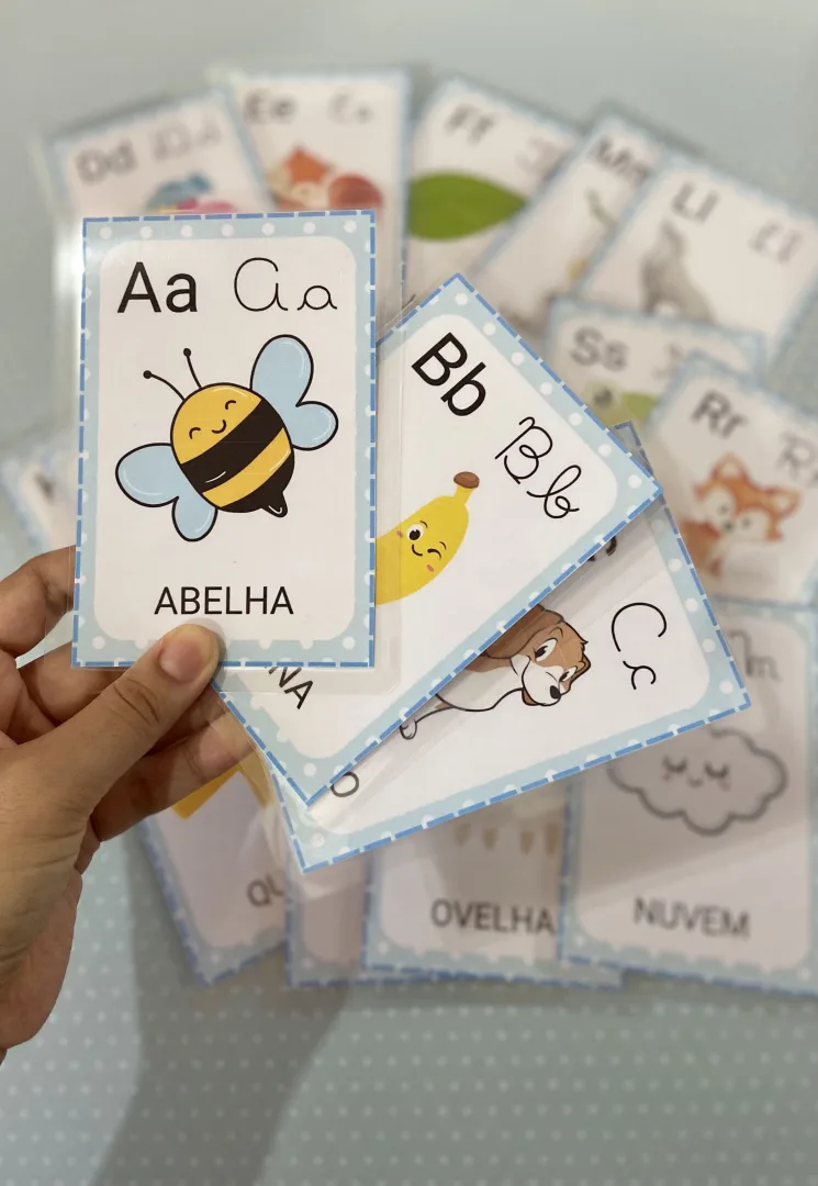 Cards do Alfabeto — 4 Tipos de Letra e 7 Páginas em PDF — imagem 2