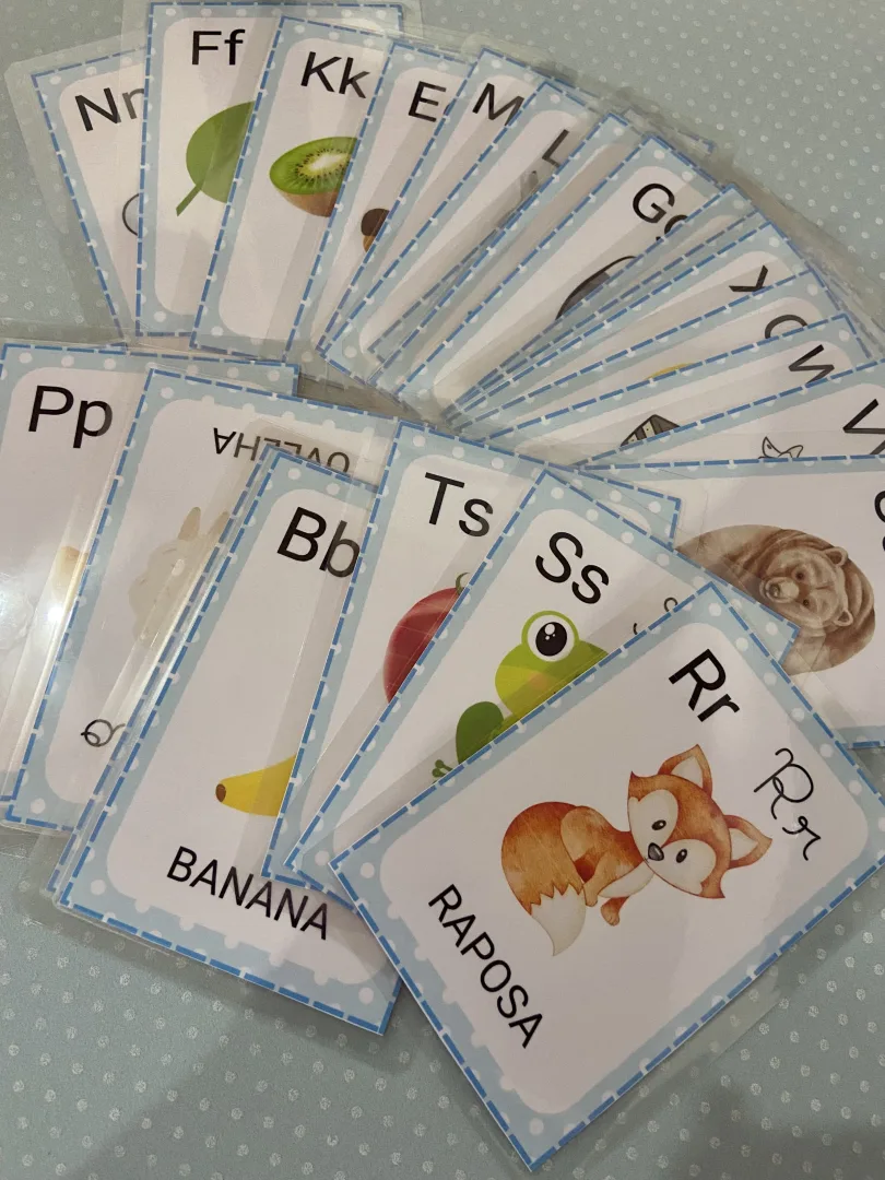 Cards do Alfabeto — 4 Tipos de Letra e 7 Páginas em PDF — imagem 4