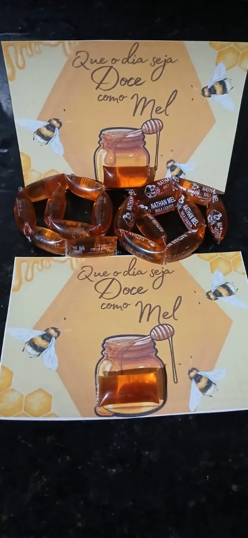 Cards 'Que seu dia seja doce' - Lembrancinhas -🍯  — imagem 4