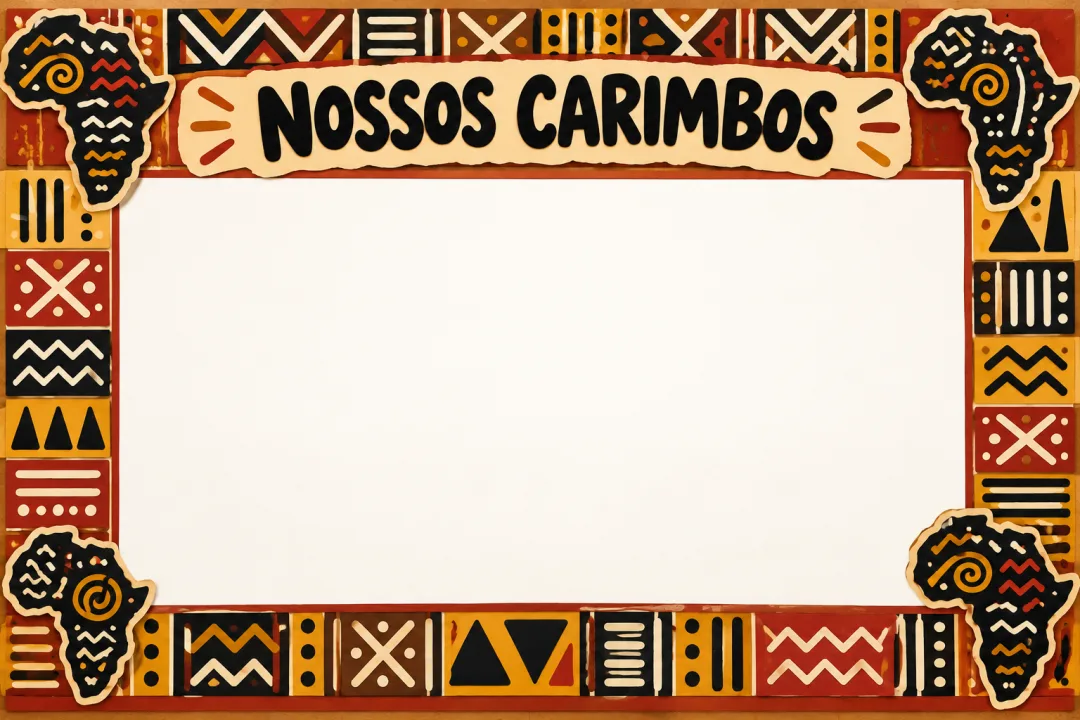 Carimbos de Grafismos Africanos em PDF- Educação Infantil — imagem 3