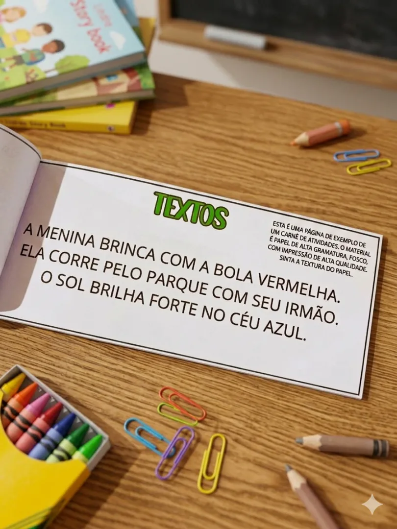 CARNÊ DA LEITURA- ATIVIDADE PARA ALFABETIZAÇÃO — imagem 2