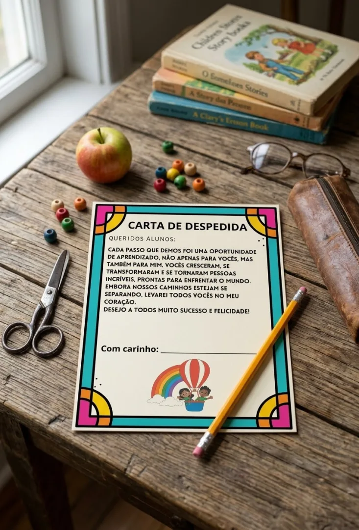 Carta de despedida PDF Ed infantil e fundamental  — imagem 3