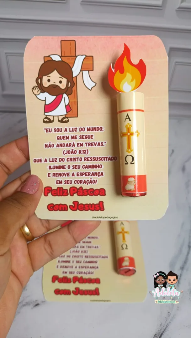 Cartão Círio Pascal — imagem 4