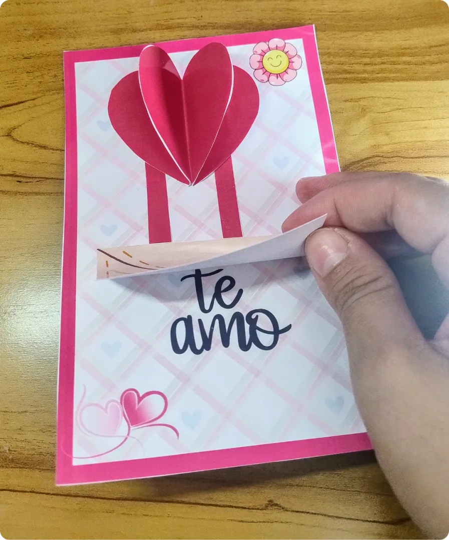 CARTÃO CORAÇÃO DIA DAS MÃES — imagem 2