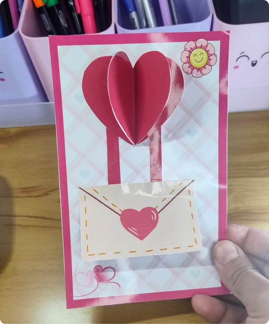 CARTÃO CORAÇÃO DIA DAS MÃES — imagem 3