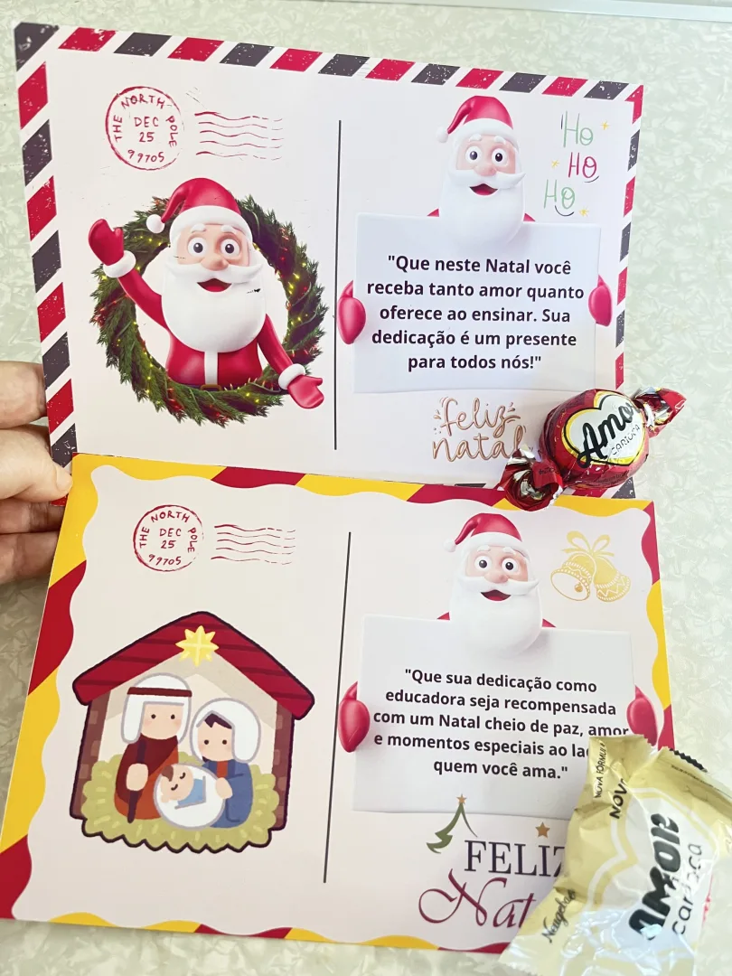 CARTÃO DE NATAL PARA PROFESSORES — imagem 2
