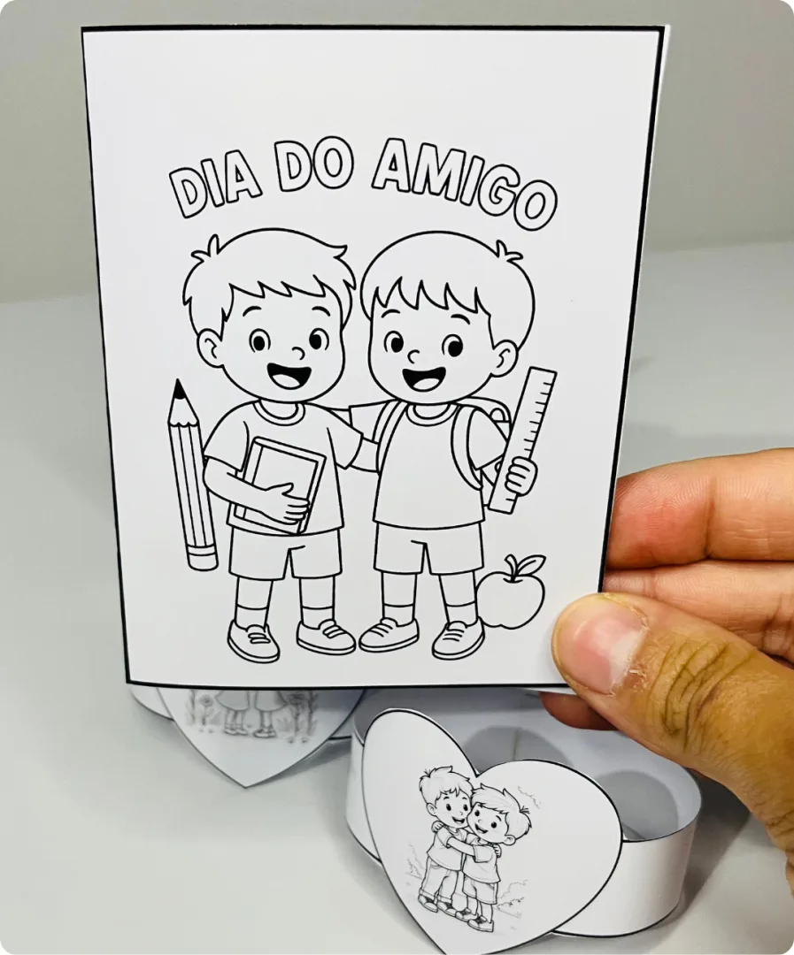 CARTÃO DIA DO AMIGO - PDF — imagem 4