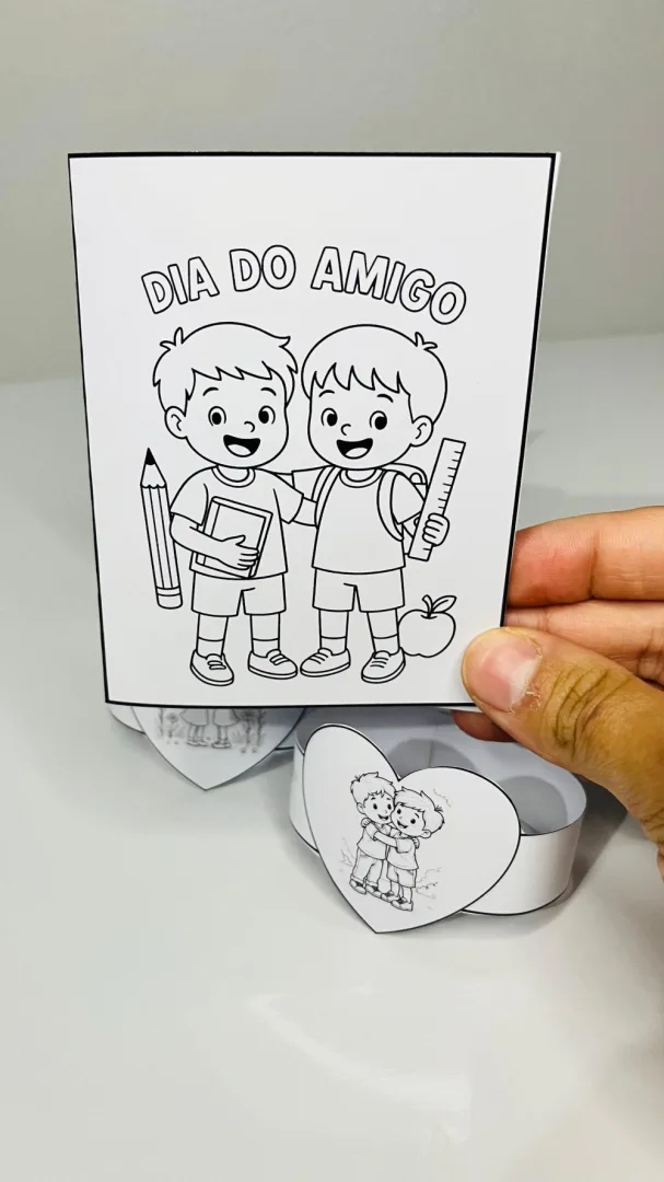 Cartão Dia do Amigo — Pronto para Imprimir — imagem 3