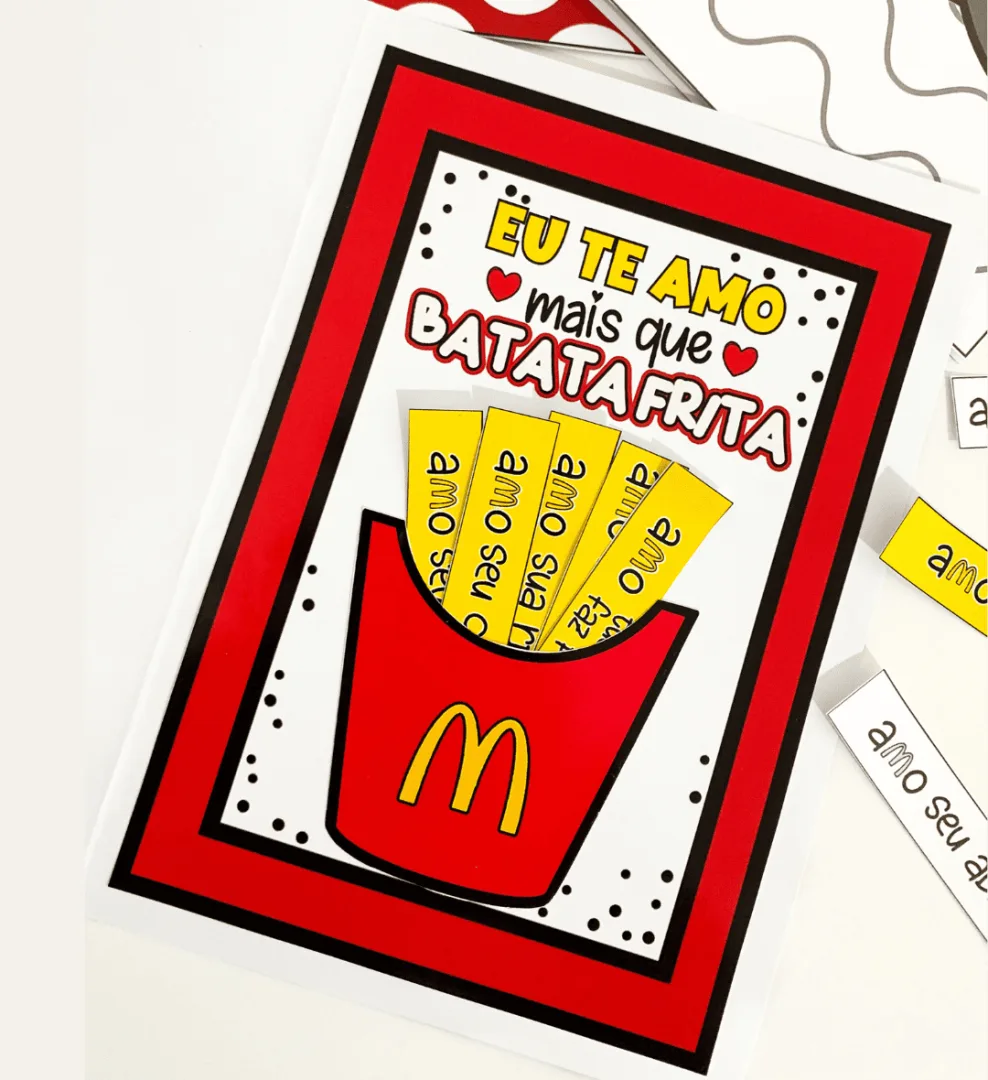 Cartão Dia dos Pais: Batata Frita — imagem 3