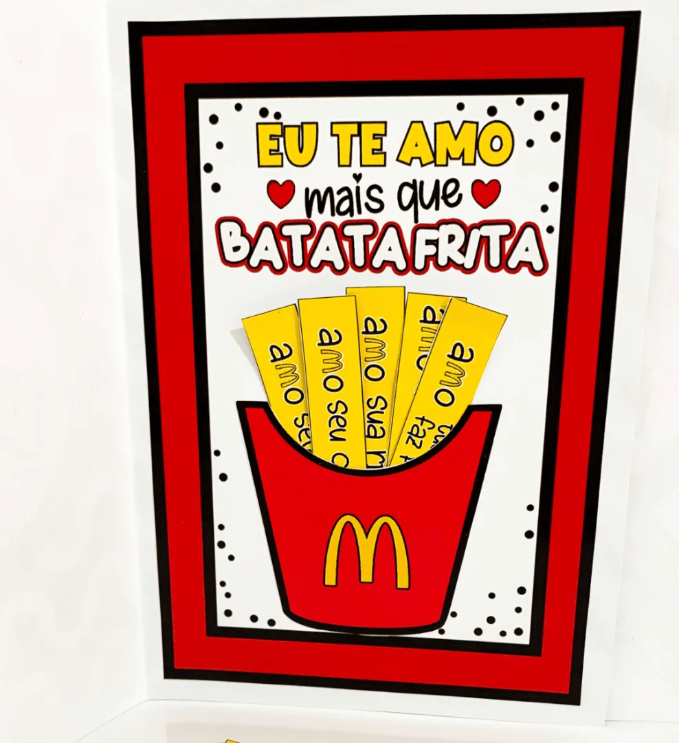 Cartão Dia dos Pais: Batata Frita — imagem 4