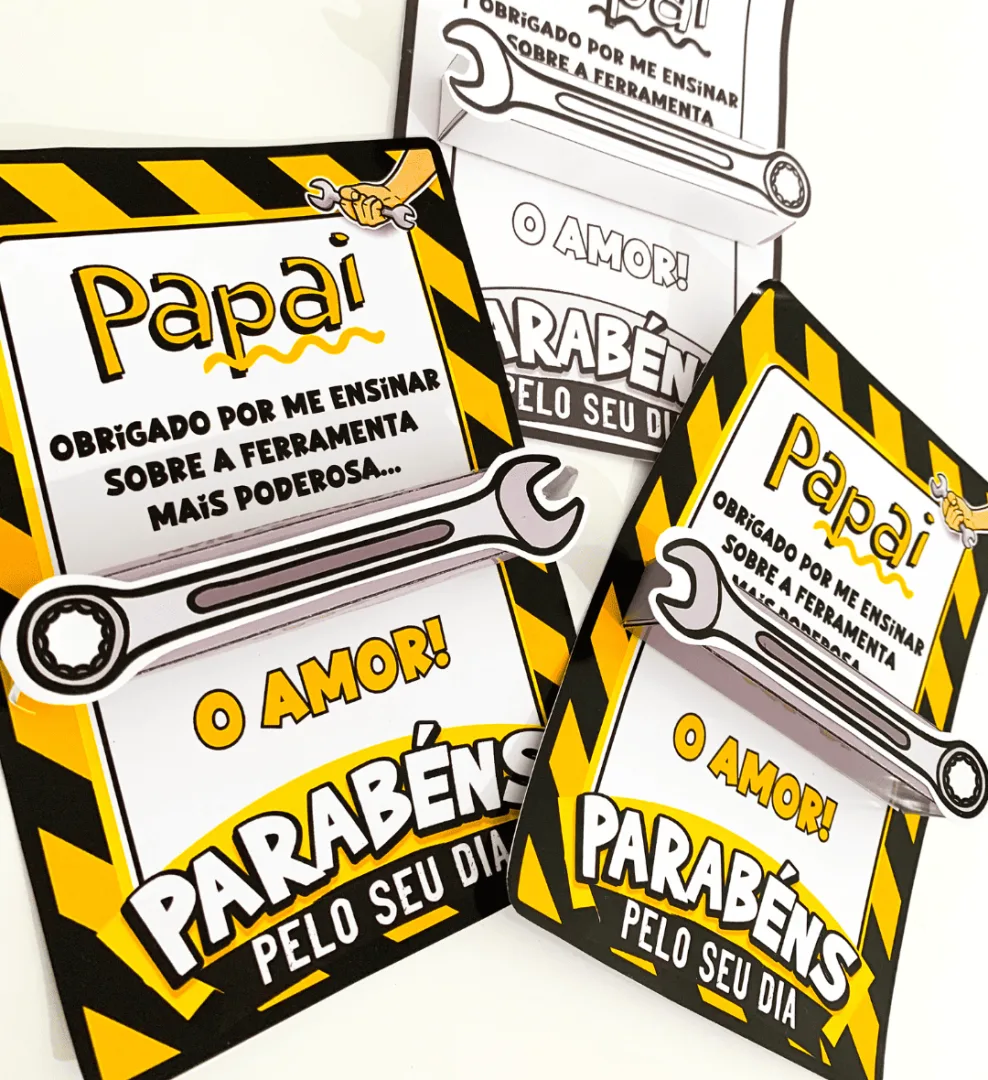 Cartão Dia dos Pais: Ferramenta — imagem 2